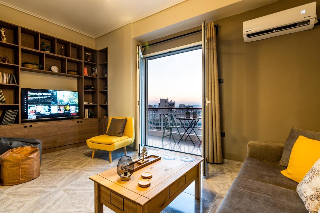 Vintage Apartment In Athens-Zografou Kültér fotó