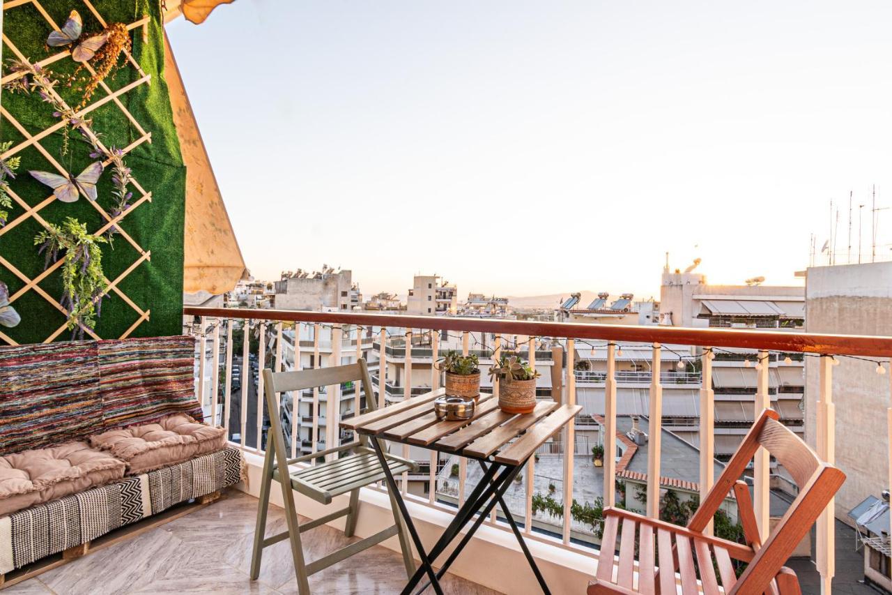 Vintage Apartment In Athens-Zografou Kültér fotó